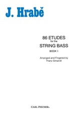 86 ETUDES BOOK 1 STRING BASS cover